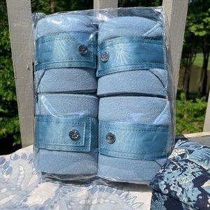 NWT PS of Sweden Aqua Floret Polo Wraps - LIMITED EDITION & DISCONTINUED